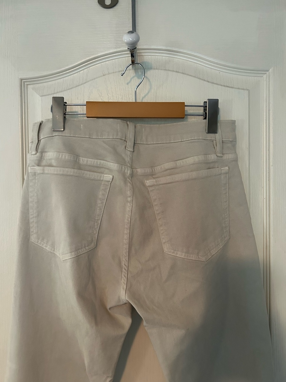 Frame Denim Men's Casual Skinny Jeans in Light Beige - Picture 5 of 9